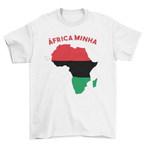 Africa Minha Pan-African Motif T-shirt