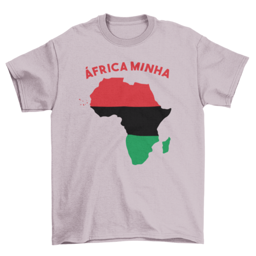 Africa Minha Pan-African Motif T-shirt