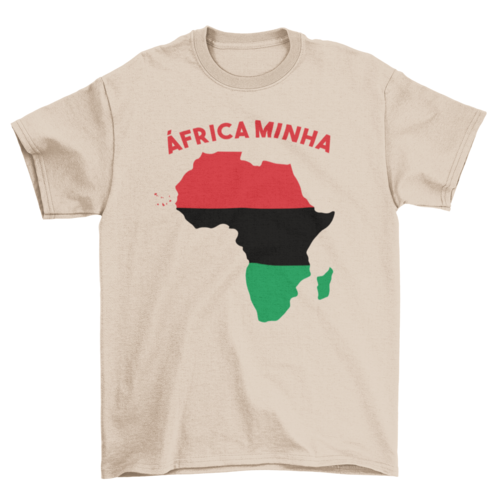 Africa Minha Pan-African Motif T-shirt