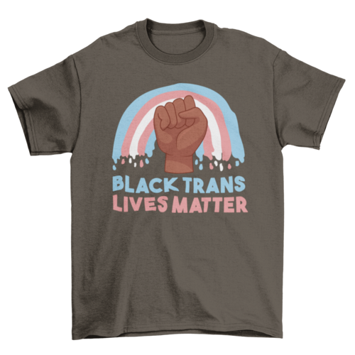 Black trans lives t-shirt