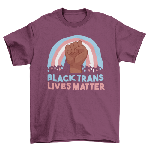 Black trans lives t-shirt