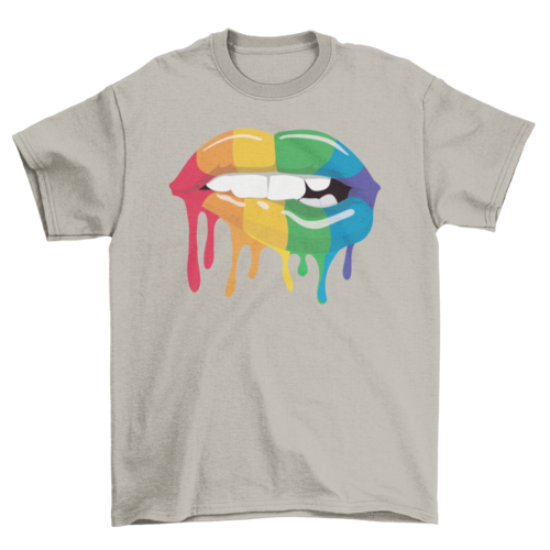 Rainbow lips t-shirt