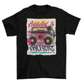 Boombox urban graffiti t-shirt