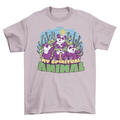 Funny stoner pandas t-shirt