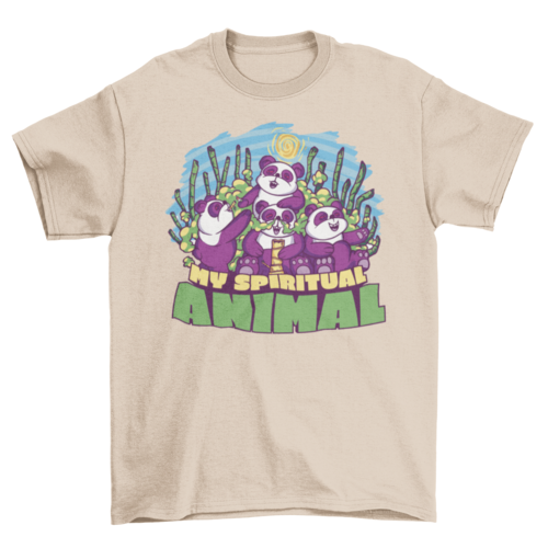 Funny stoner pandas t-shirt