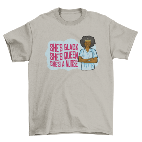 Nurse queen t-shirt