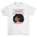 Black women feminist quote t-shirt