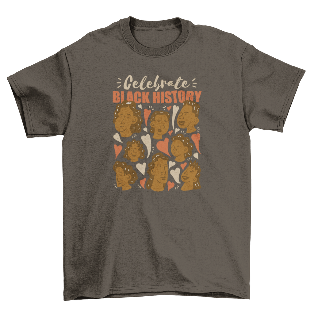 Celebrate black history t-shirt