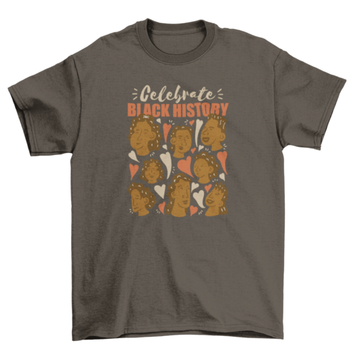 Celebrate black history t-shirt