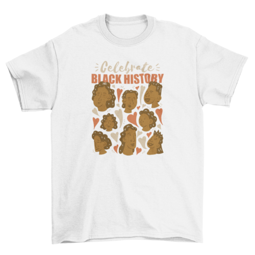Celebrate black history t-shirt