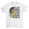 Black history month woman t-shirt
