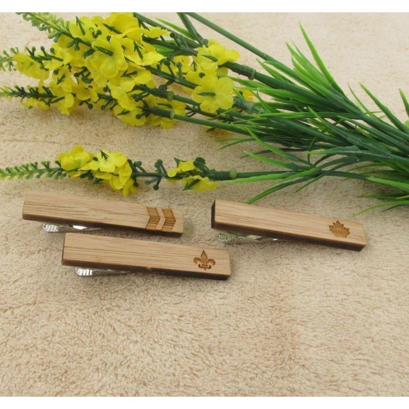 Vintage Arrow Collection Wooden Tie Bars/Clips - 7 Styles
