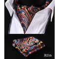 Vintage Paisley Silk Ascot/Cravat Tie & Handkerchief