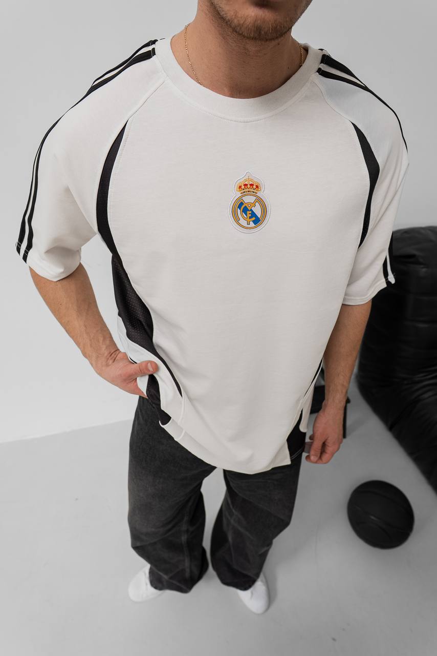 Vintage Real Madrid 2006-07 Formotion Training Shirt - Oversized Cotton Football Tee