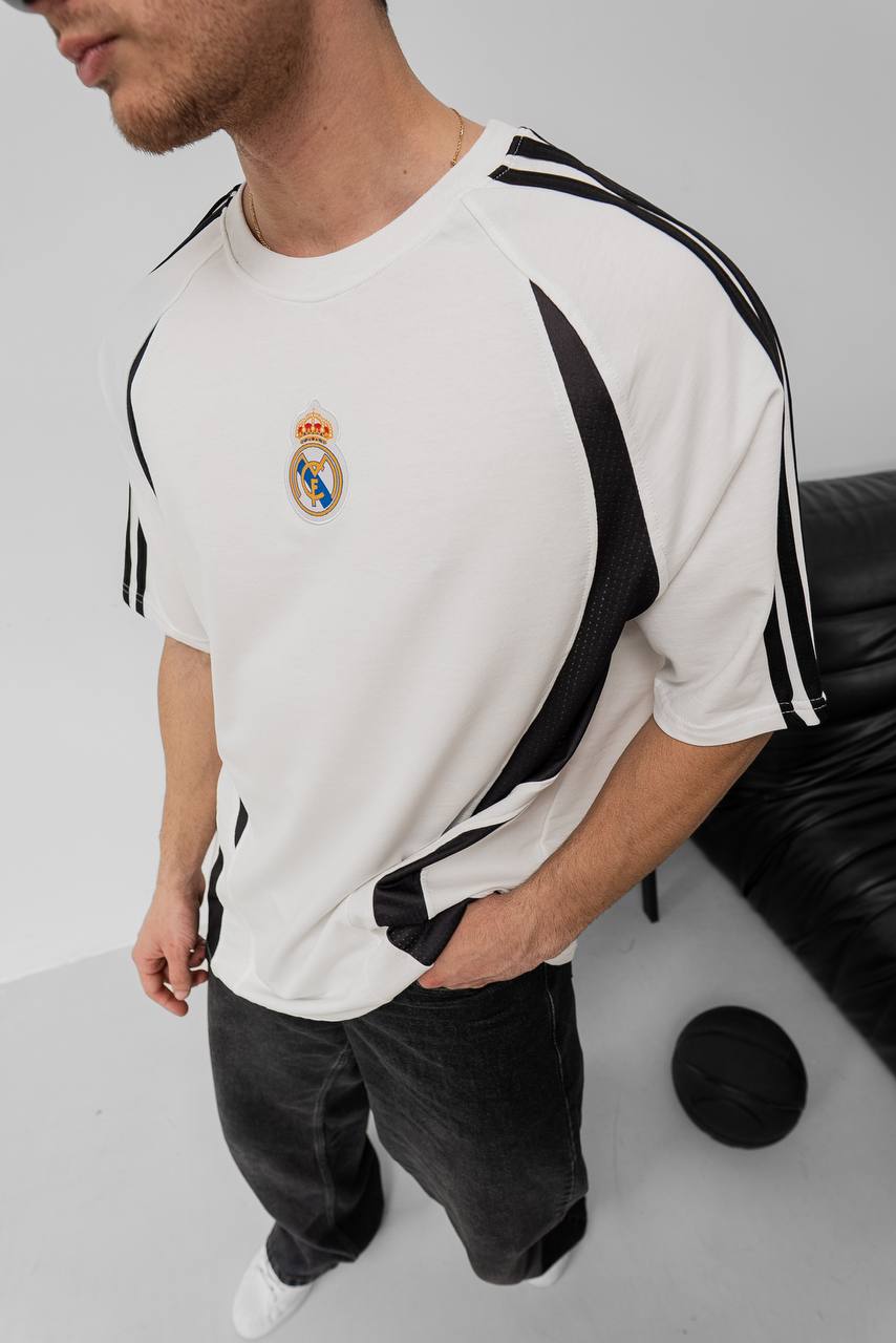 Vintage Real Madrid 2006-07 Formotion Training Shirt - Oversized Cotton Football Tee