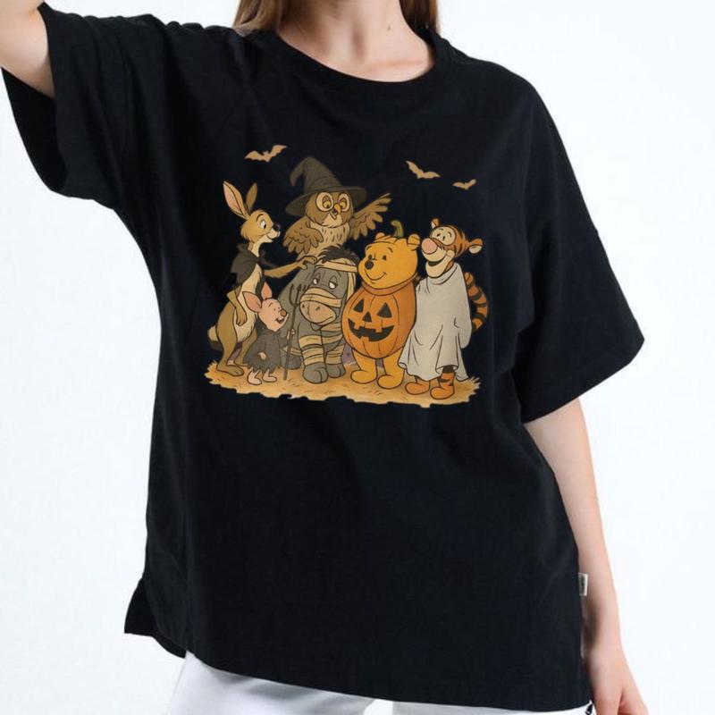 Vintage Halloween Animal Friends T-shirt