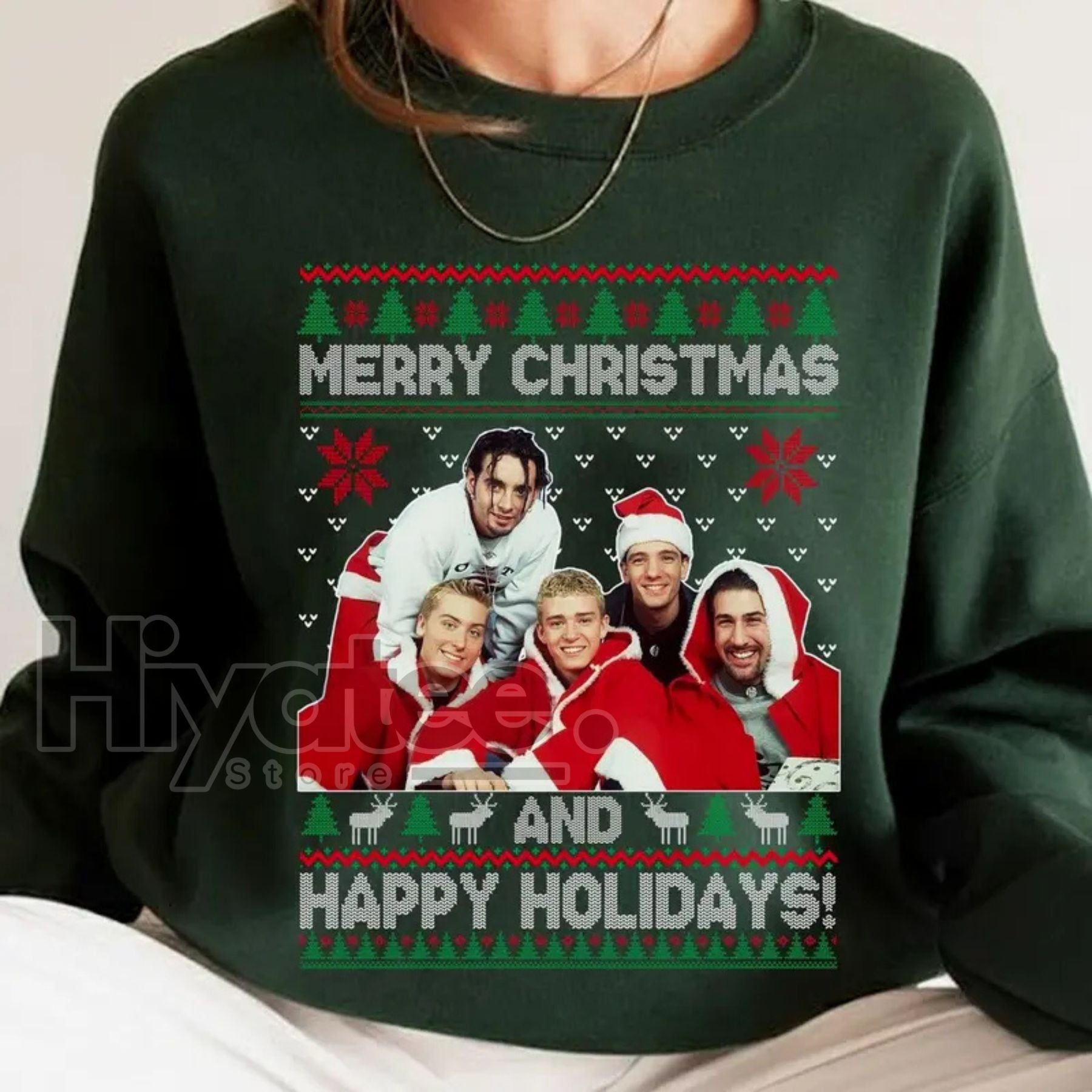 Vintage NSYNC Christmas Sweatshirt | 90s Boy Band Xmas