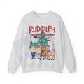 Vintage Rudolph Sweatshirt Christmas Crewneck: Retro Rudolph The Red Nosed Reindeer Shirt, Vintage Christmas Holiday Pullover