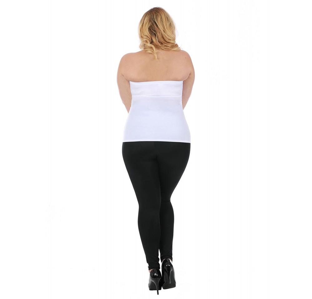 InstantFigure Plus Size Strapless Bandeau Top WBT035C