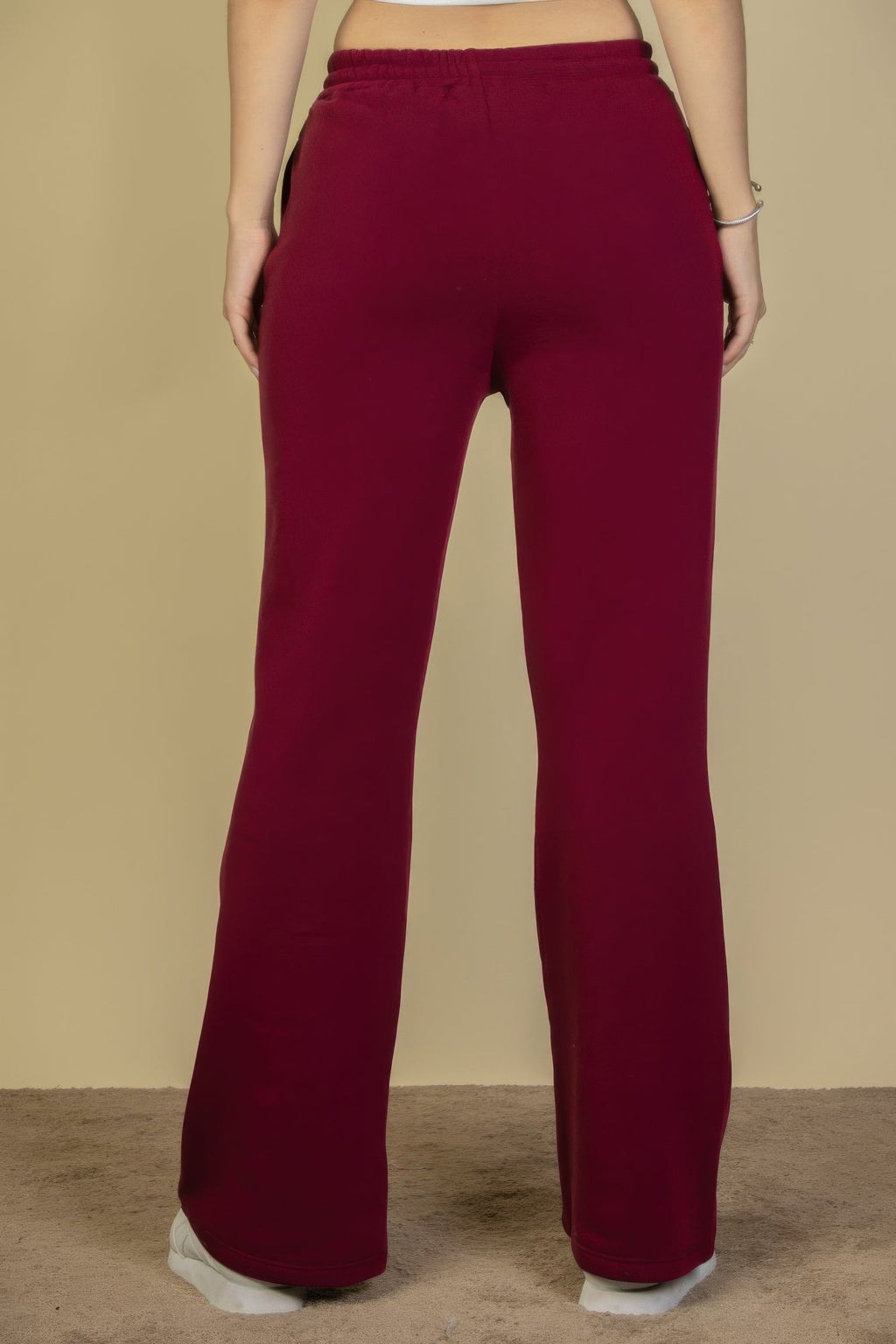 Drawstring Waist Slant Pocket Sweatpants See size chart under “more details”