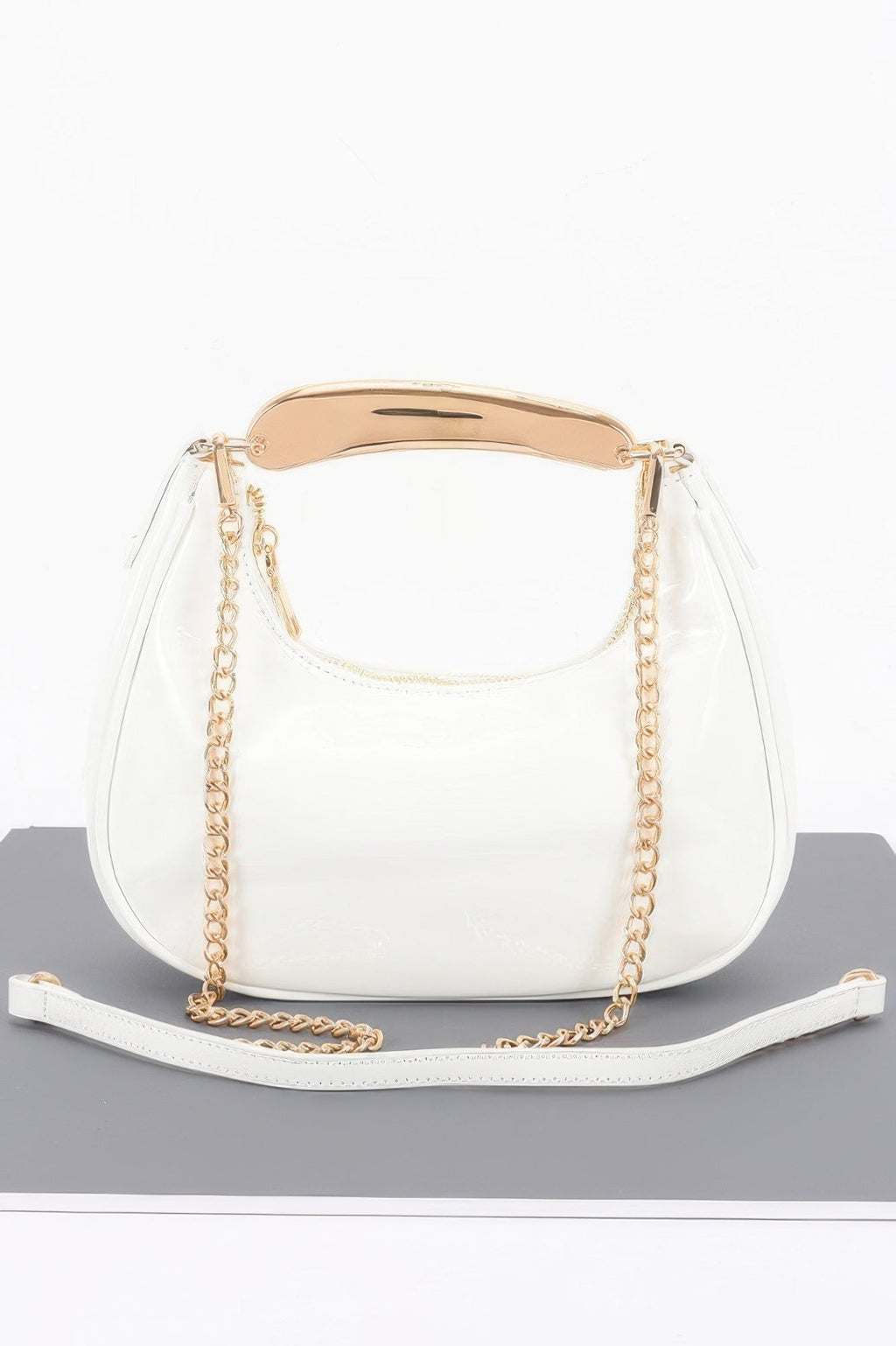Enamel Metal Handle Bag