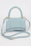 Enamel Top Handle Bag
