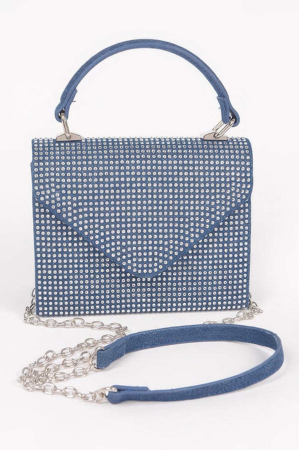 Hot Fix Stone Top Handle Bag