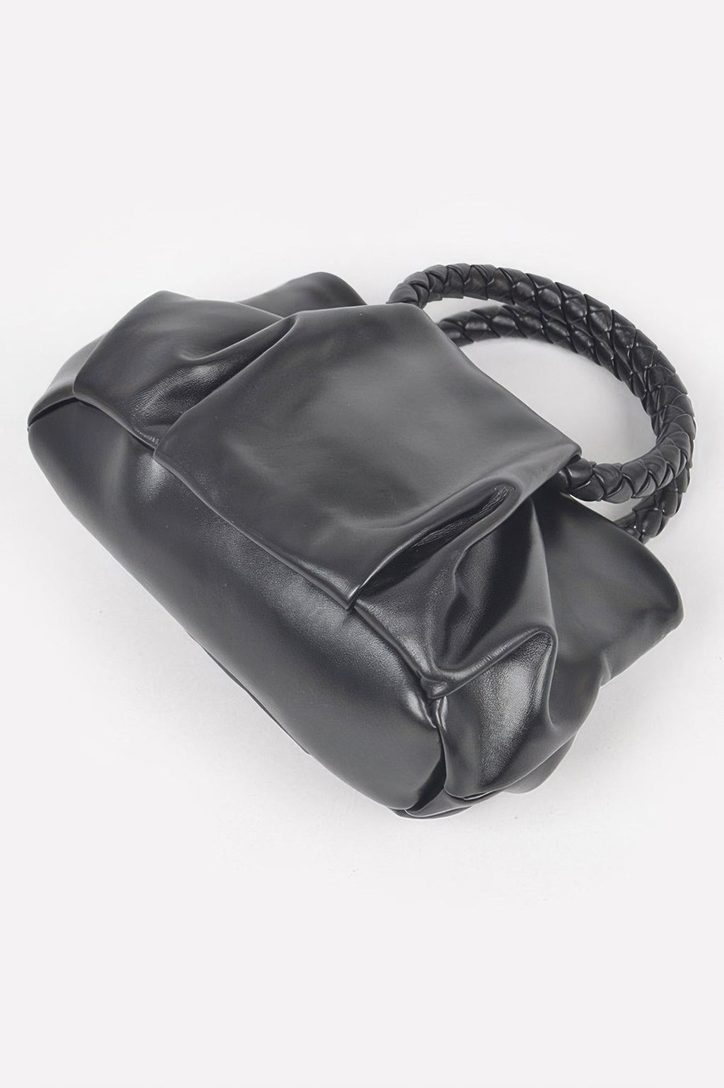 Braided Handle Crossbody Bag