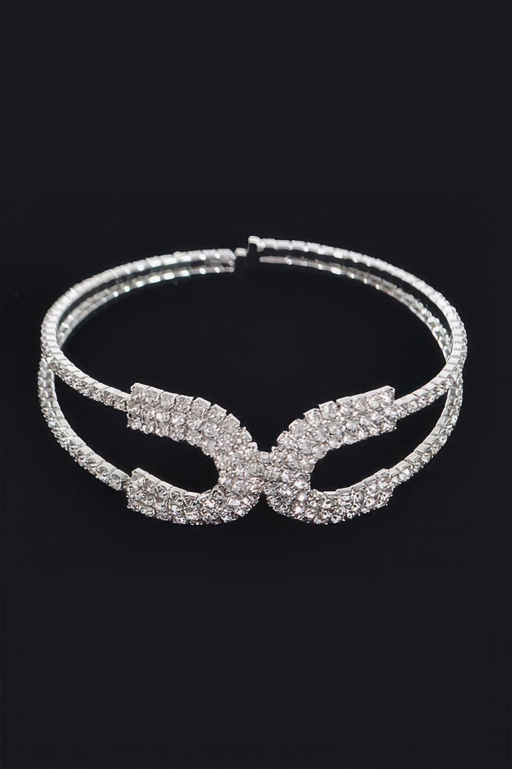 Wrap Rhinestone Bangle