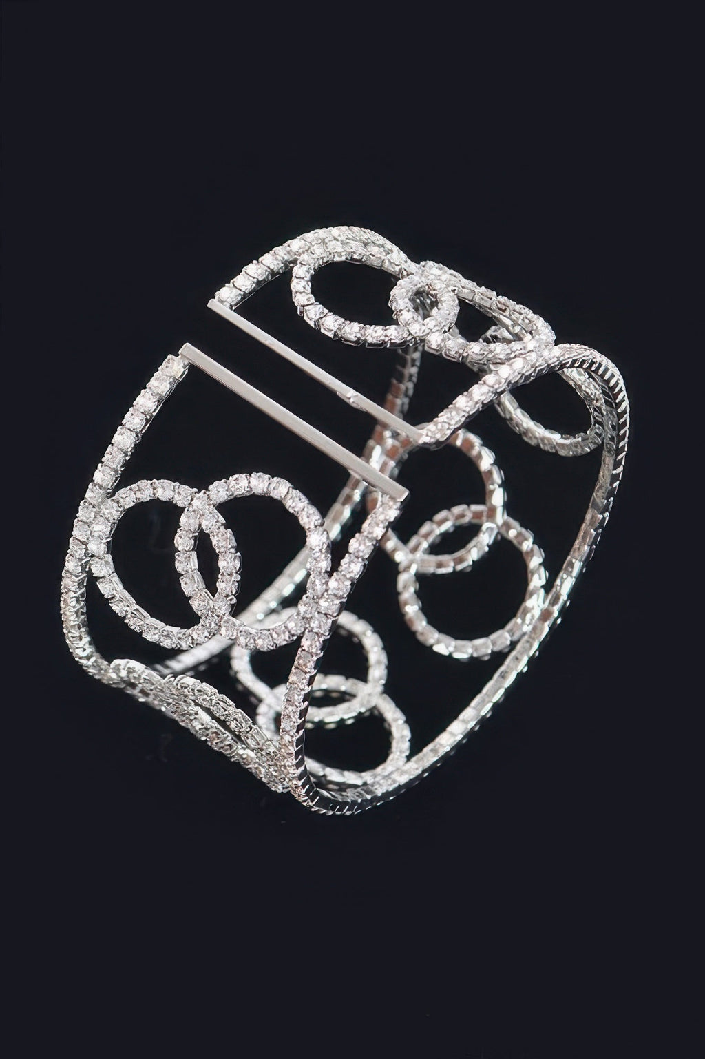 Wrap Rhinestone Bangle