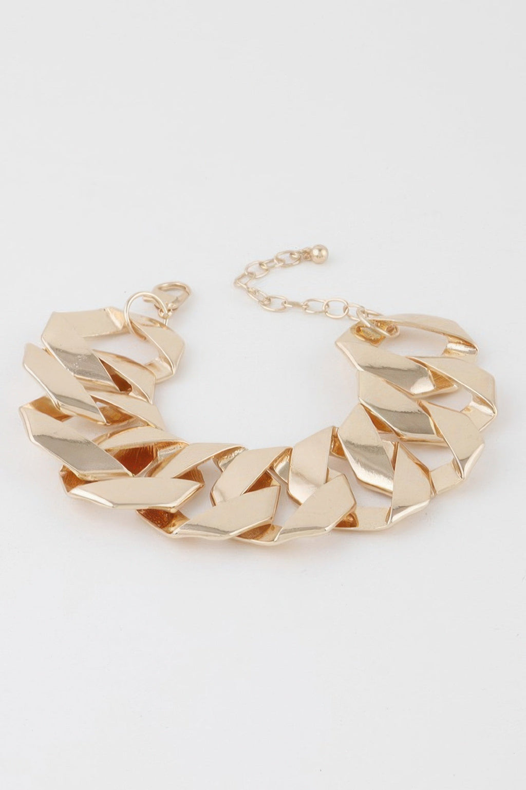 Wide Curb Chain Bracelet