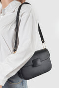Faux Leather Shoulder Bag