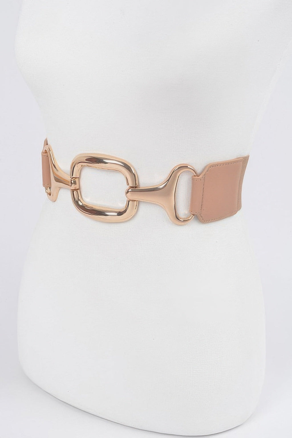 Multi Metal Buckle Stretch Plus Size Belt
