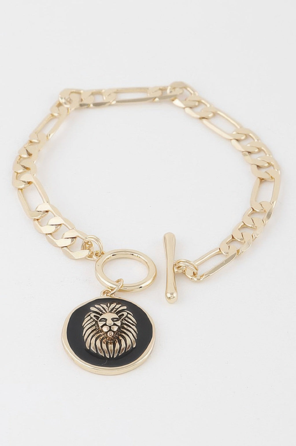 Lion Emblem Toggle Bracelet