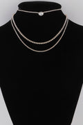 Multi Rhinestone Necklace