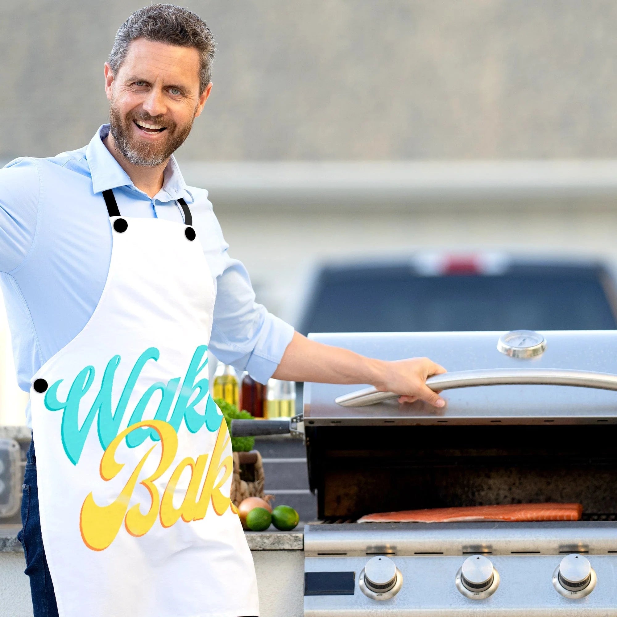 Wake and Bake Cannabis BBQ Grilling Apron