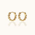 Watch Chain Hoop Earrings