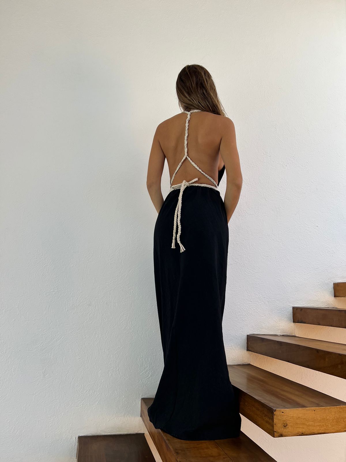 Handmade Boho Maxi Beach Dress "NAOMI", by ALLE BOHO