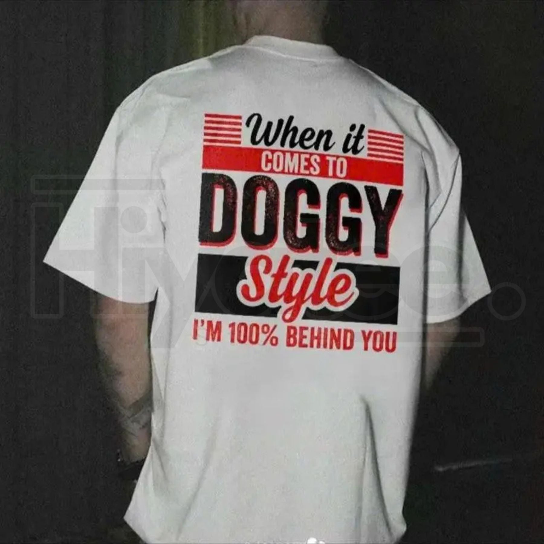 "When It Comes To Style" Vintage Graphic T-Shirt – Retro Letter Print Back Sided Tee