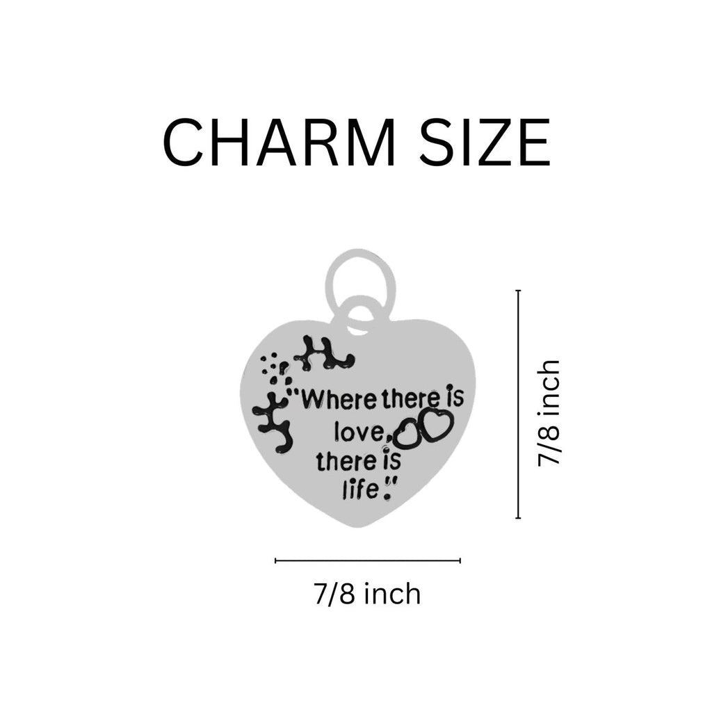 Where There is Love Sexual Assault Ribbon Bracelets