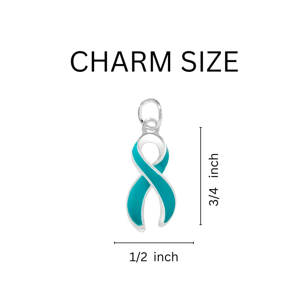 Where There is Love Teal Ribbon Bracelets