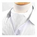 White Paisley Gentleman Collection Ascot/Cravat Tie