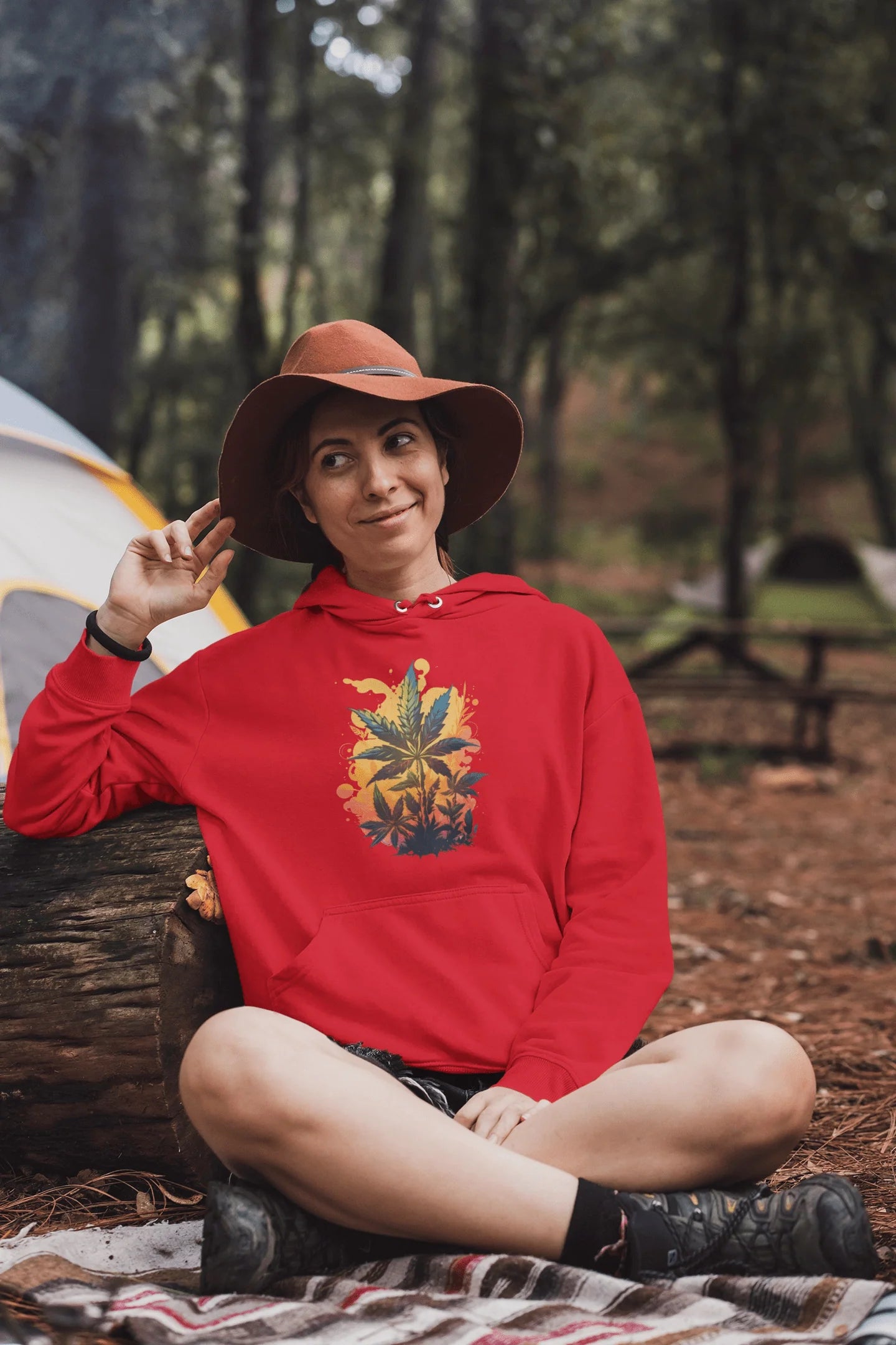 Warm Paradise Cannabis Hoodie