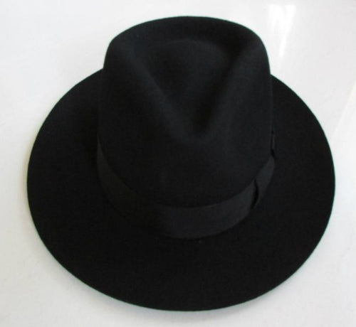 Wool Fedora Hat Unisex Felt Fedoras Hats Adult Fashion Trilby Hats