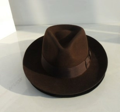Wool Fedora Hat Unisex Felt Fedoras Hats Adult Fashion Trilby Hats