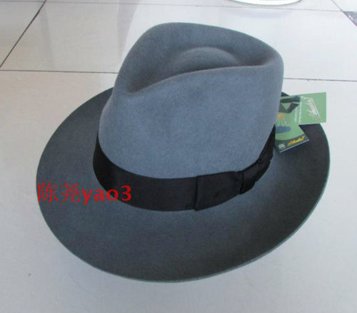 Wool Fedora Hat Unisex Felt Fedoras Hats Adult Fashion Trilby Hats