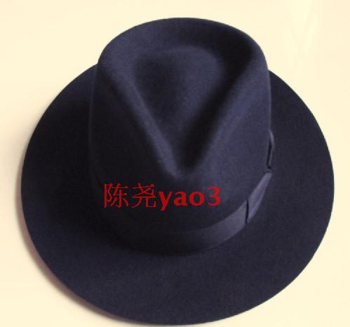 Wool Fedora Hat Unisex Felt Fedoras Hats Adult Fashion Trilby Hats