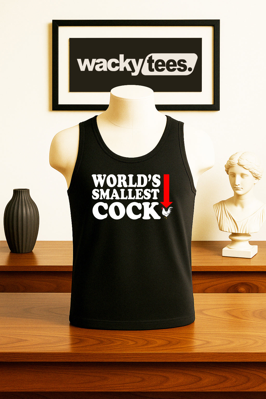Worlds Smallest Cock Funny Adult Humor Graphic Tee Shirt