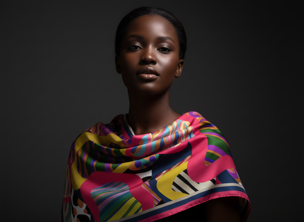 ABEILLE CREATIONS-Zanele Design (Silky Scarf)