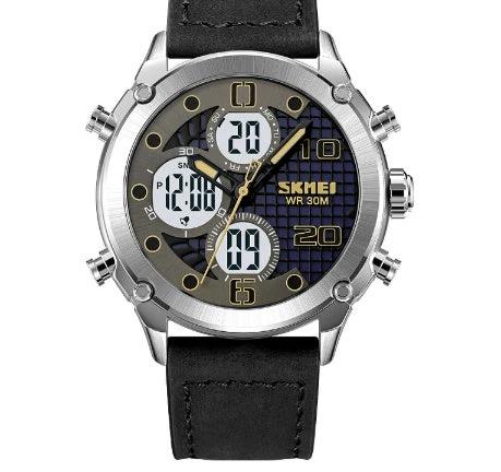 Outdoor Sports Men's Electronic Watch Dual Movement Multifunctional